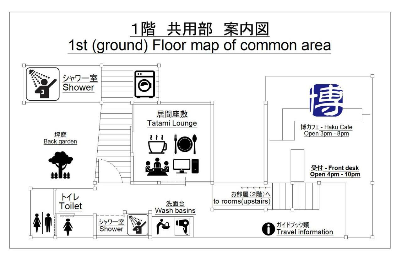 Harborside Guest House Minato Fukuoka  Exteriör bild